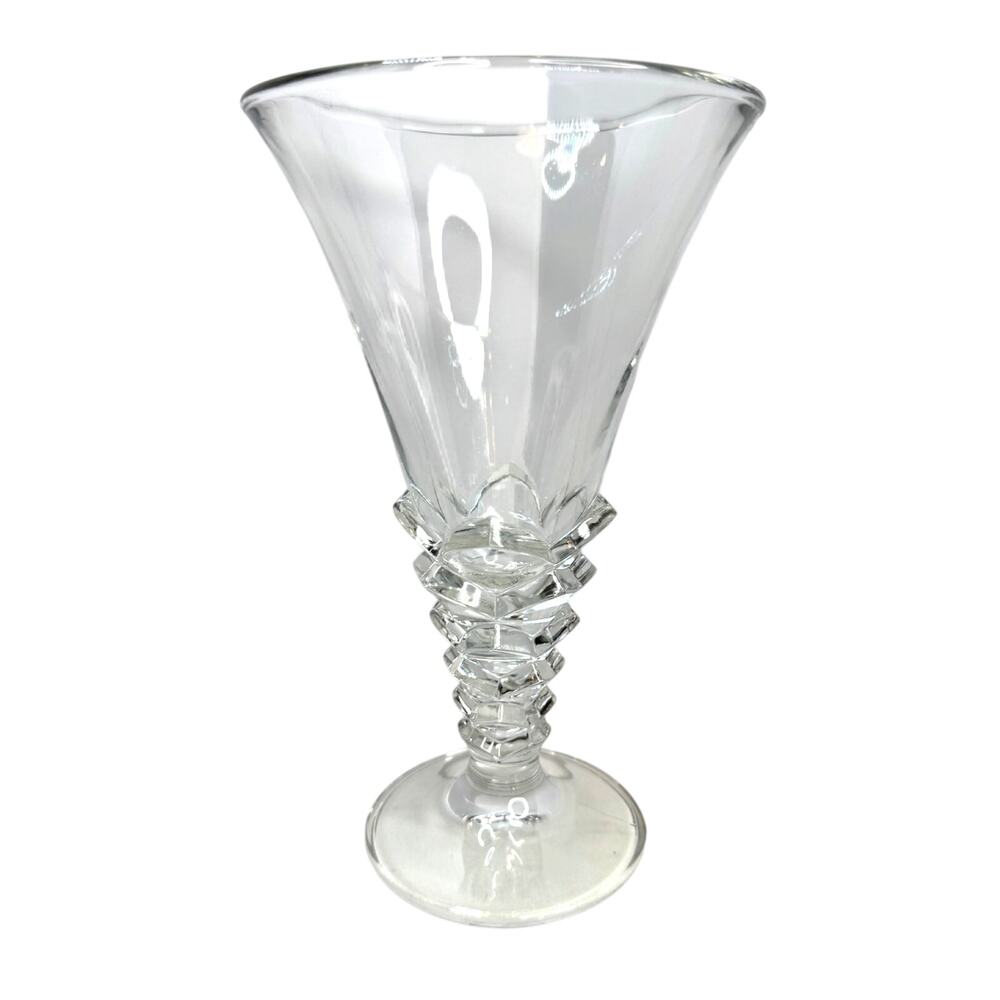 Fancy Arcoroc Cardinal Palmier Dessert Dish Glass French Restaurant Quality